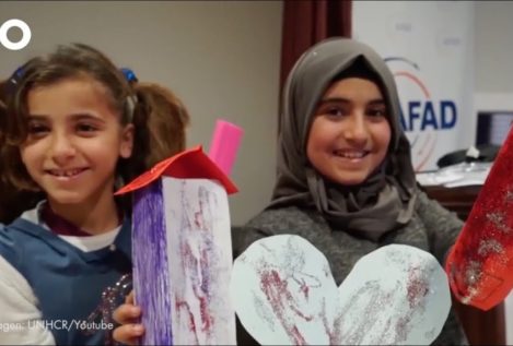 Niños refugiados sirios e iraquíes crean su propia ciudad virtual