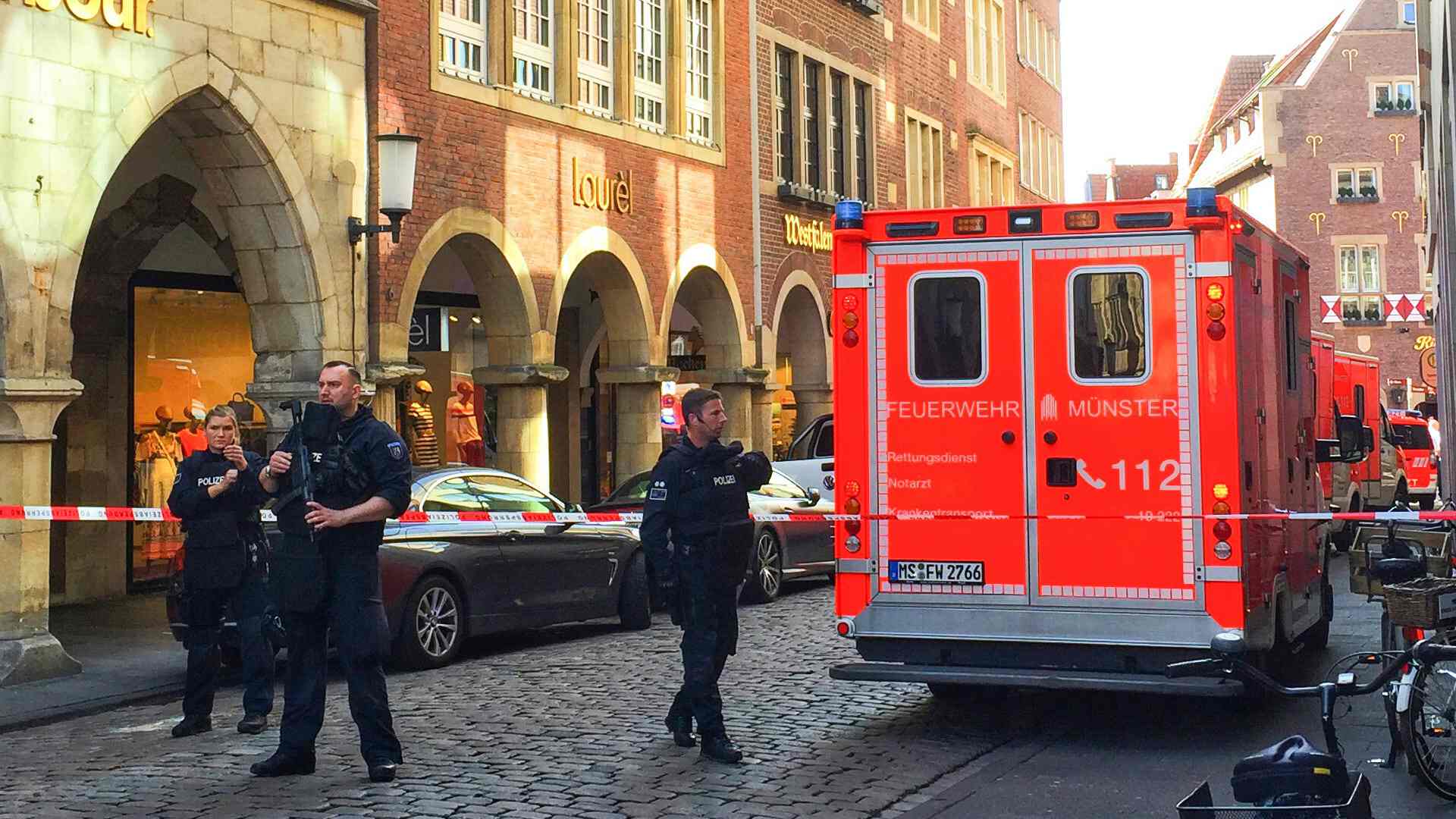 Al menos tres muertos y decenas de heridos en un atropello masivo en la ciudad alemana de Münster