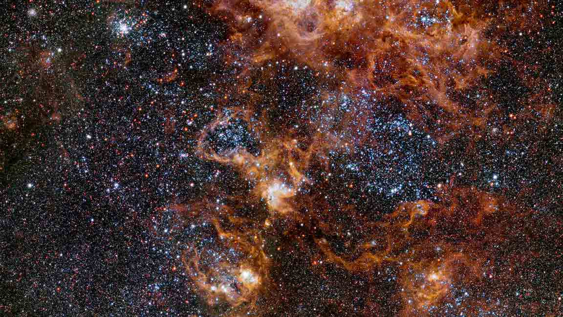 Un equipo de astrónomos europeos capta la imagen más detallada de la nebulosa de la Tarántula