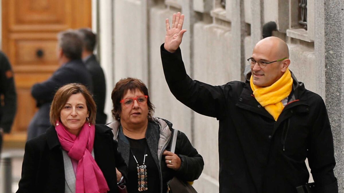 El Supremo confirma la prisión preventiva para Forcadell, Romeva, Turull, Rull y Bassa