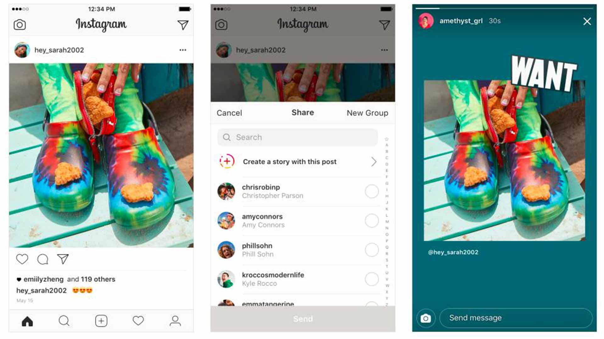 Instagram anuncia la opción de compartir publicaciones de otros usuarios en los 'stories'