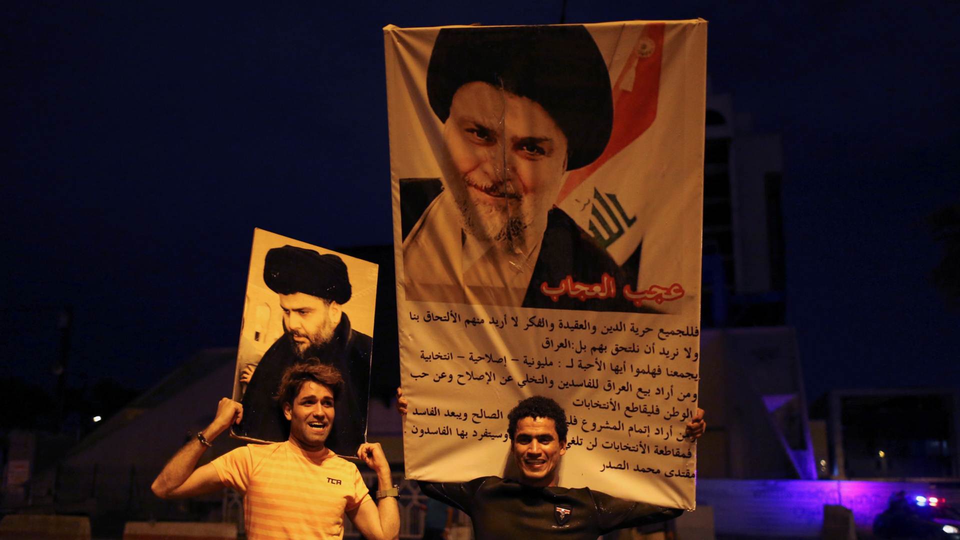 La coalición del radical iraquí Muqtada al Sadr encabeza el primer recuento parcial de los votos