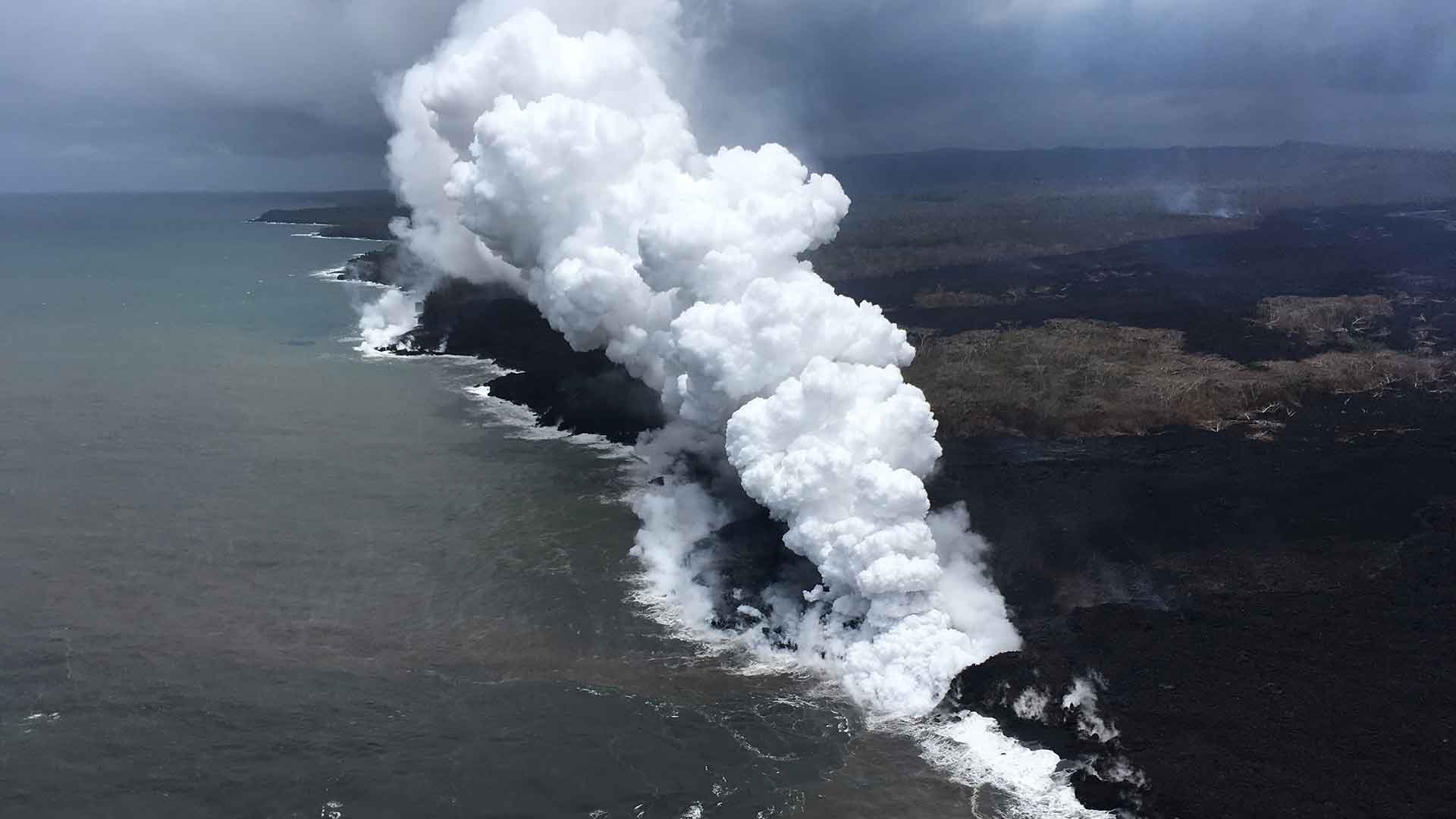 La nube provocada por el volcán Kilauea llega a las Islas Marshall