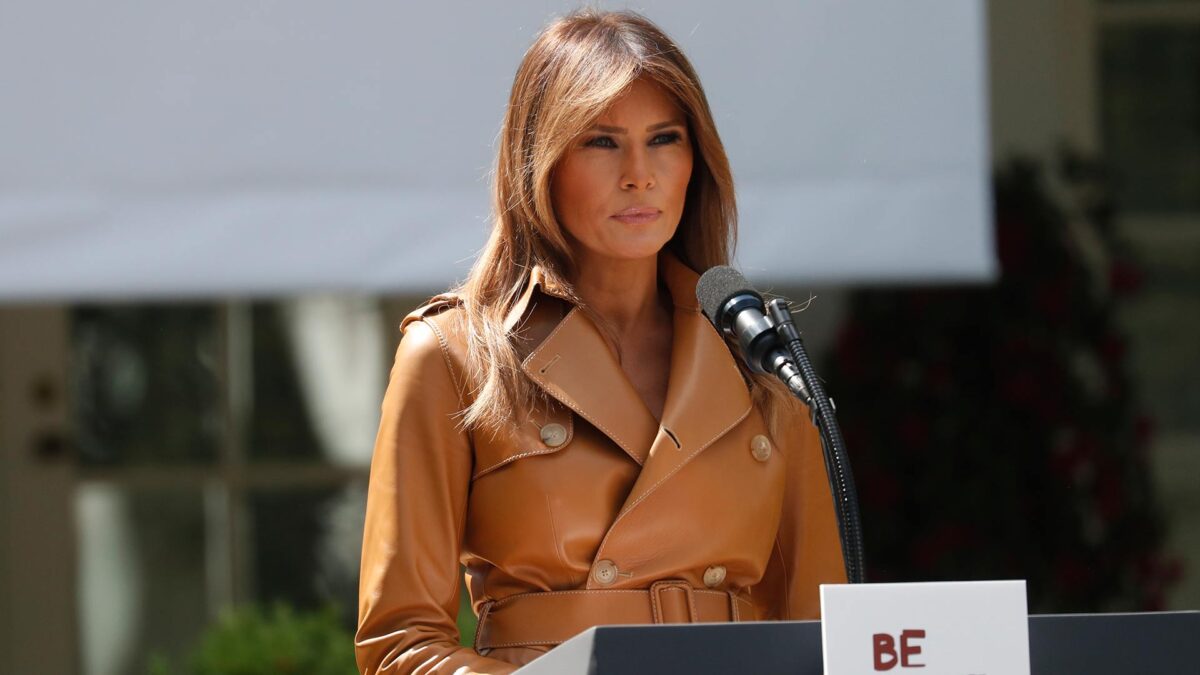 Melania Trump presenta una campaña para combatir el ‘ciberbullying’ entre los niños