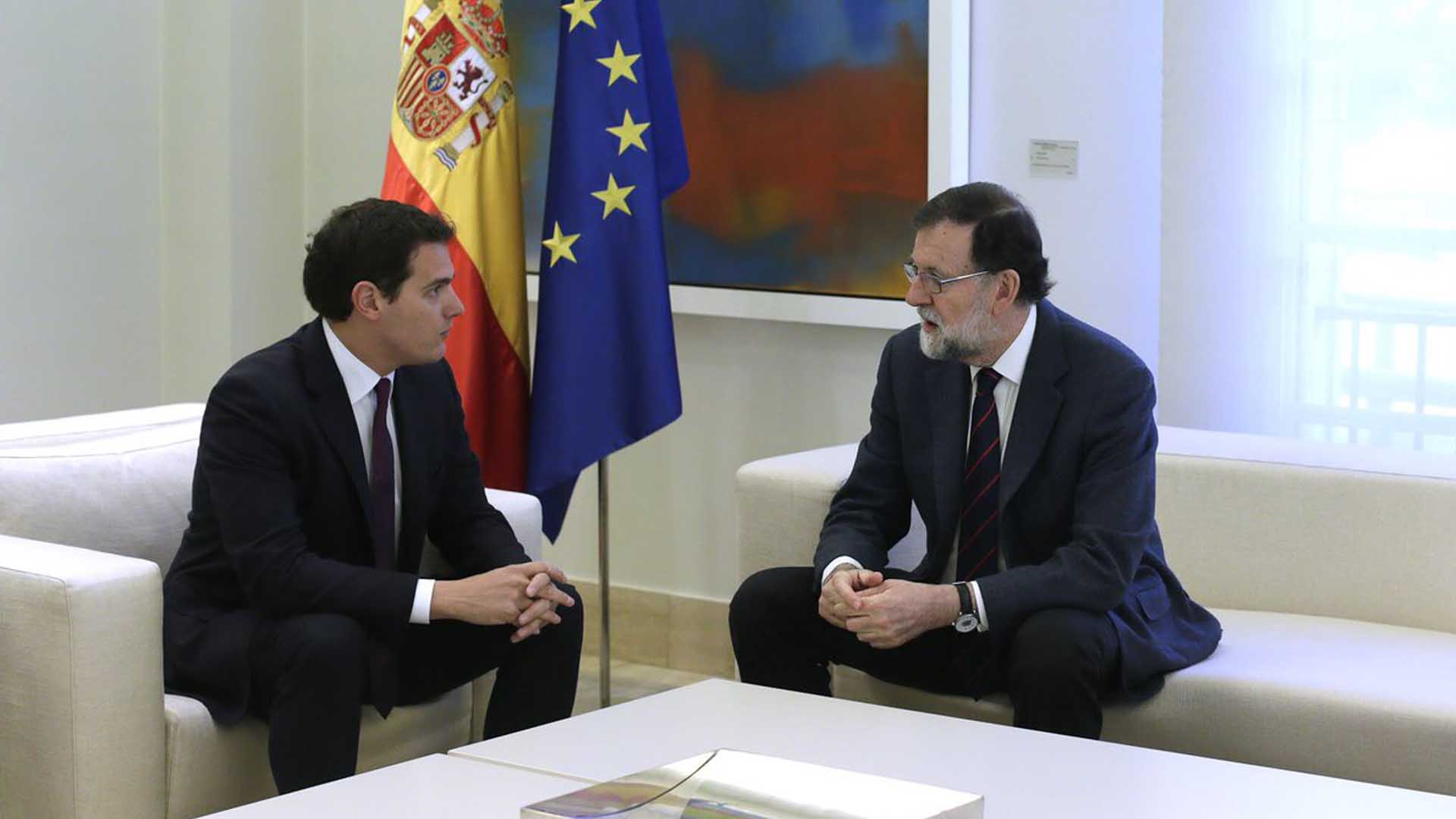 Rivera pide a Rajoy extender la aplicación del artículo 155 en Cataluña