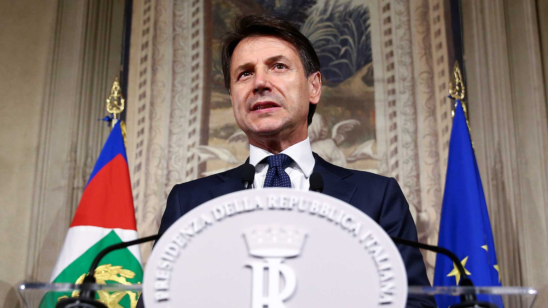 Giuseppe Conte jura el cargo como primer ministro de Italia