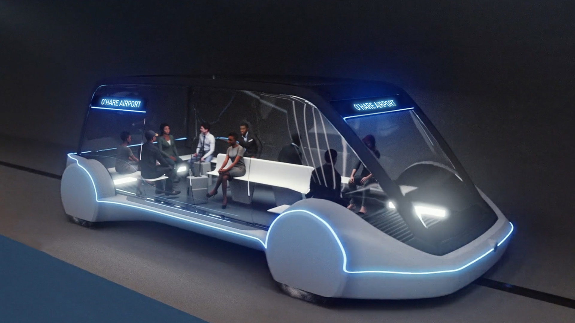 ‘La compañía aburrida’ de Elon Musk construirá un tren ultrarrápido para llegar al aeropuerto en minutos