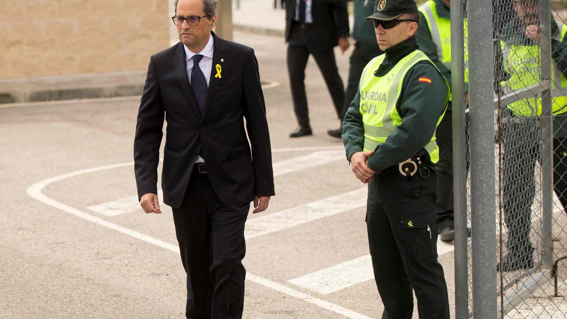 Quim Torra se querella contra Rajoy y Sáenz de Santamaría por "prevaricación"