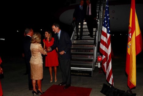Los Reyes visitan Estados Unidos por primera vez desde la llegada de Trump