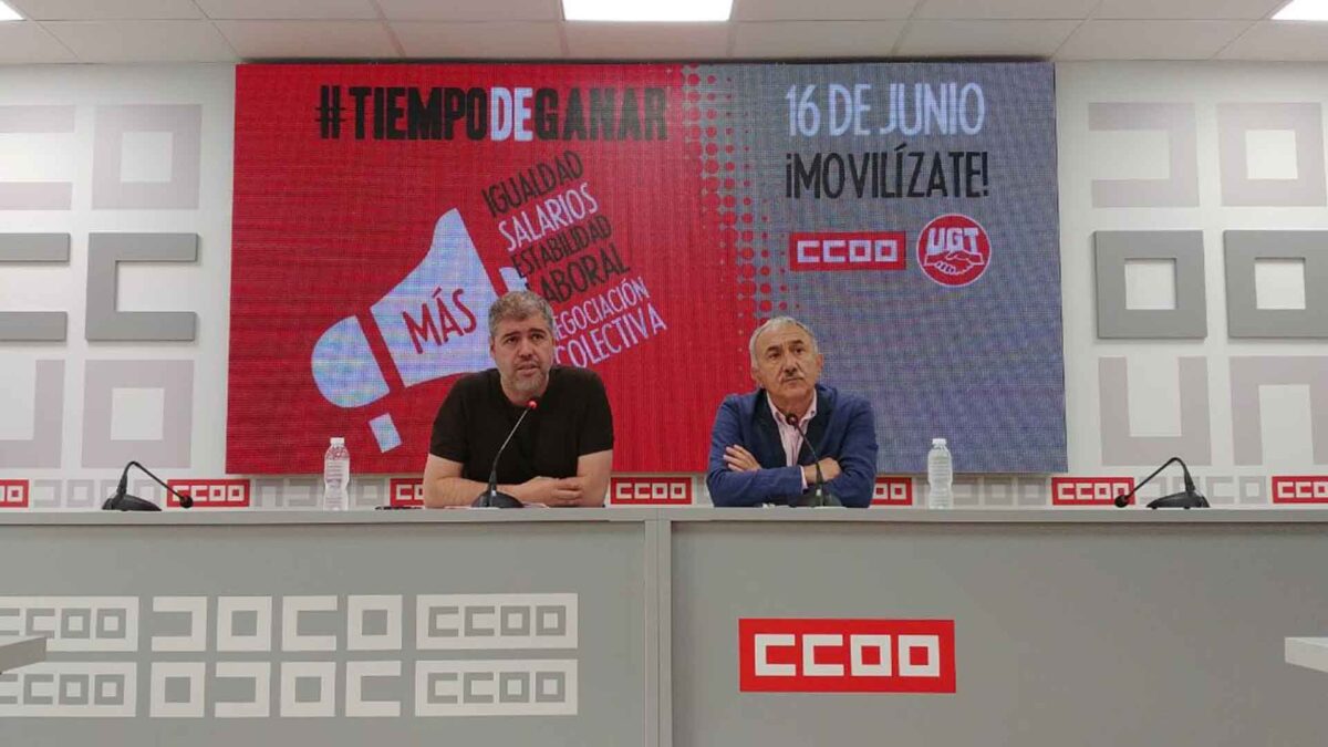 UGT y CCOO desconvocan las protestas del sábado para avanzar en la negociación salarial