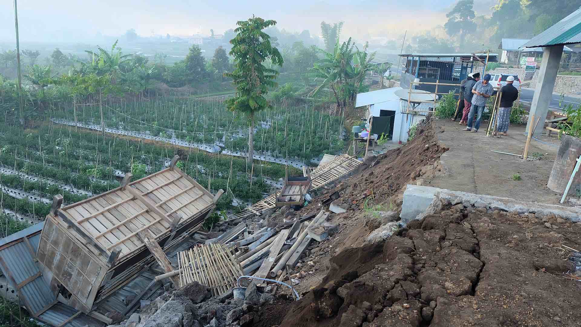 Al menos 16 muertos y 355 heridos en un seísmo de 6,4 grados en Indonesia