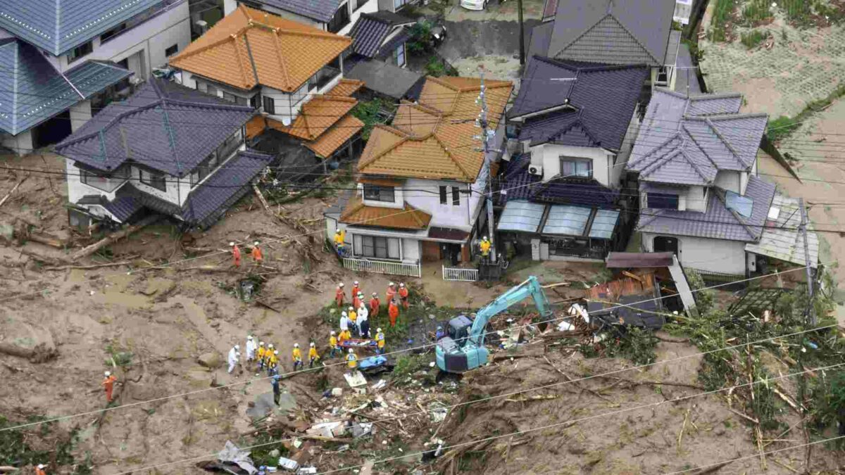 Al menos 46 muertos y decenas de desaparecidos por las lluvias torrenciales en Japón