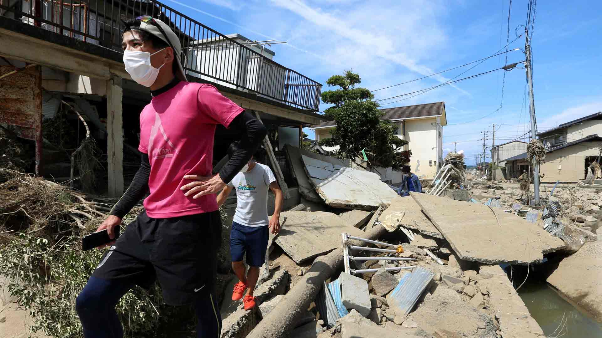 Asciende a 156 el número de muertos por las fuertes lluvias en Japón