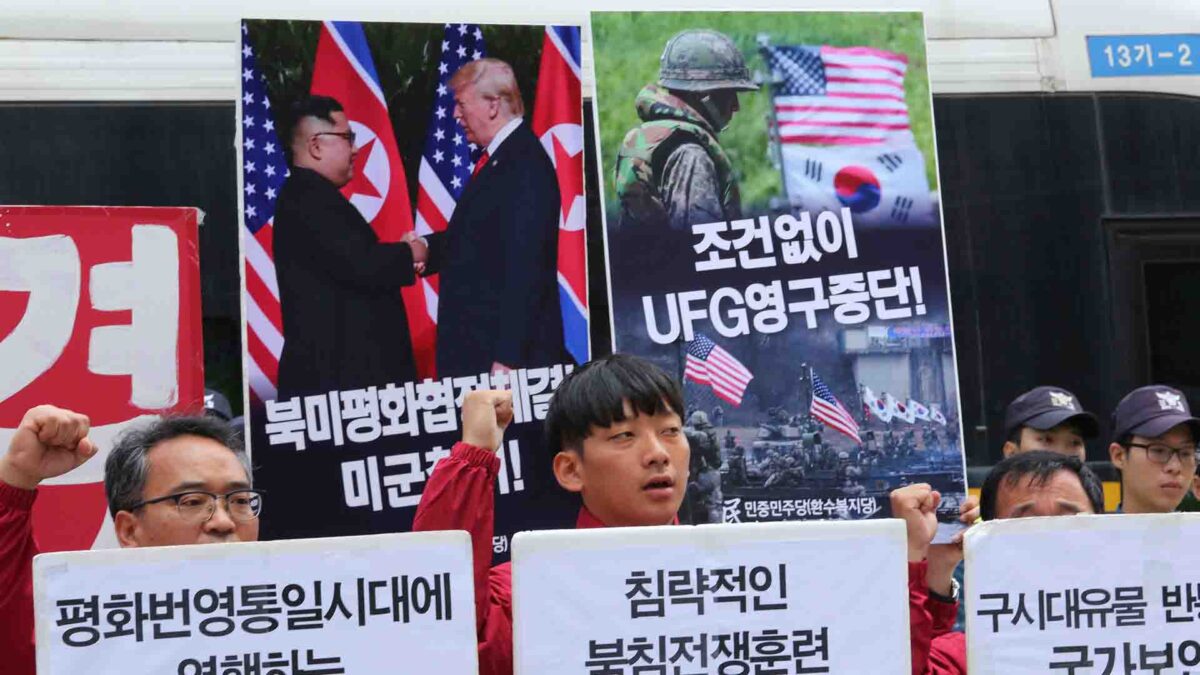 Corea del Sur suspende su ejercicio militar anual como gesto conciliador con el Norte