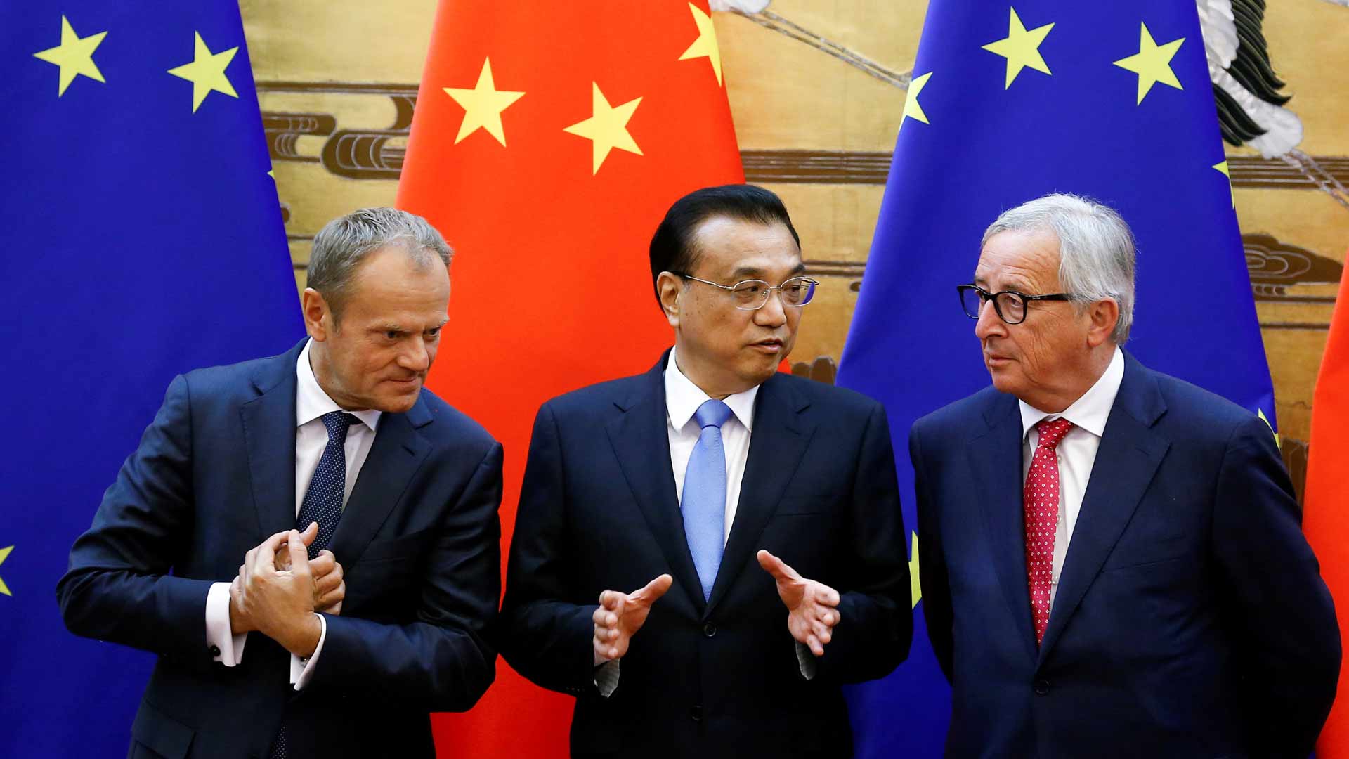 La Unión Europea pide a China, Rusia y Estados Unidos evitar una guerra comercial