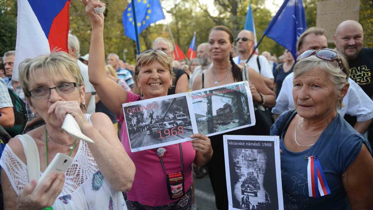 Checos y eslovacos conmemoran el 50º aniversario del fin de la Primavera de Praga