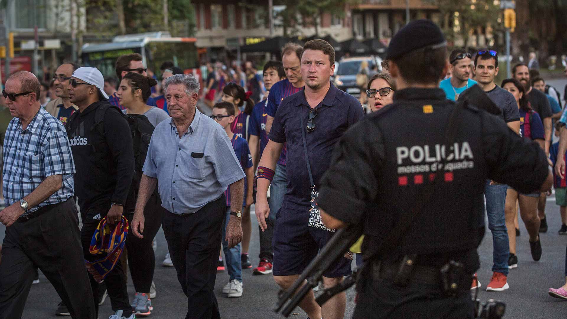 Detenido en Barcelona un mantero por la agresión a un turista