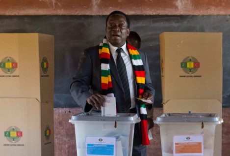 El presidente Mnangagwa gana las elecciones de Zimbabue