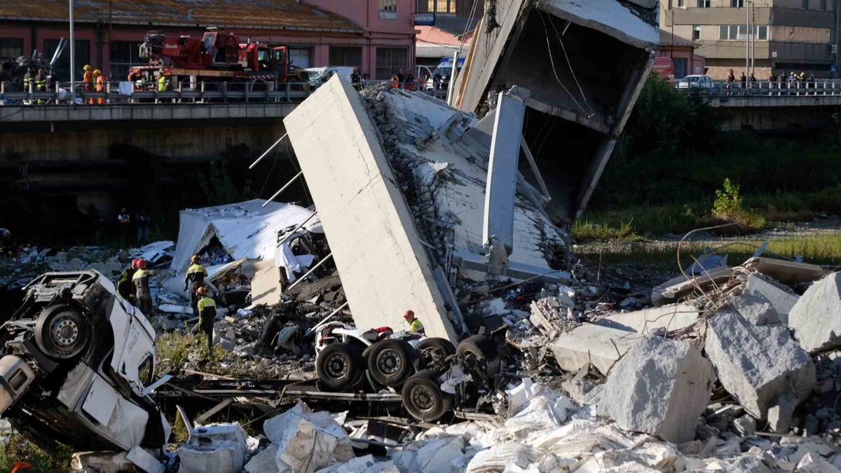 Decretan el estado de emergencia en Génova por 12 meses