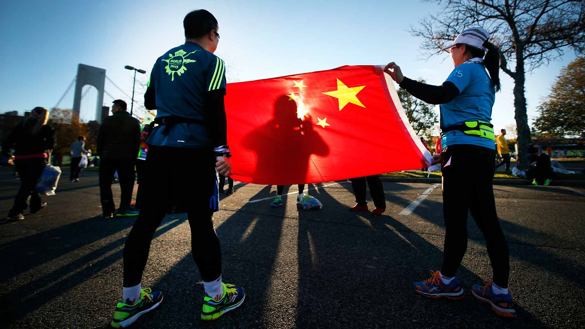 El atleta chino Jin Feibao corre a sus 55 años 100 maratones en 100 días