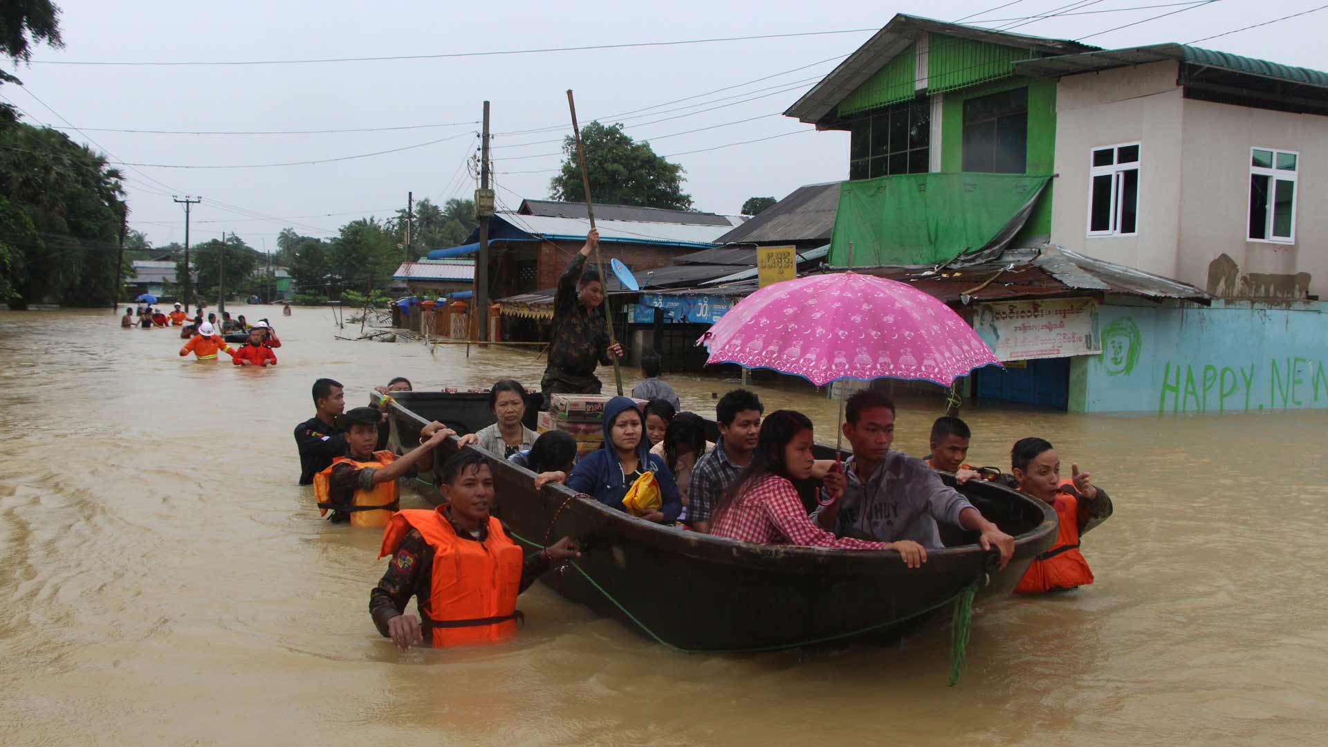 La rotura de una presa en Birmania causa la evacuación de más de 50.000 personas