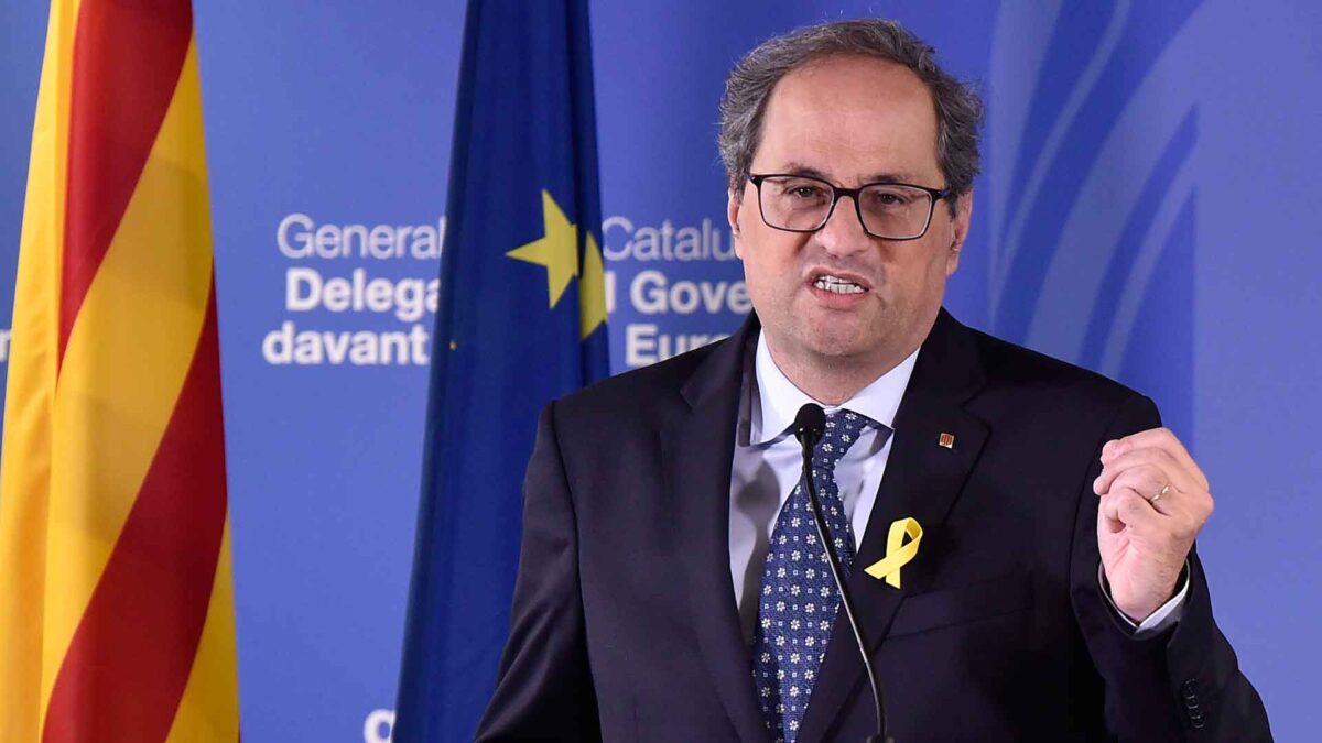 Torra pide a Marlaska medidas por las participación de policías en actos contra los independentistas