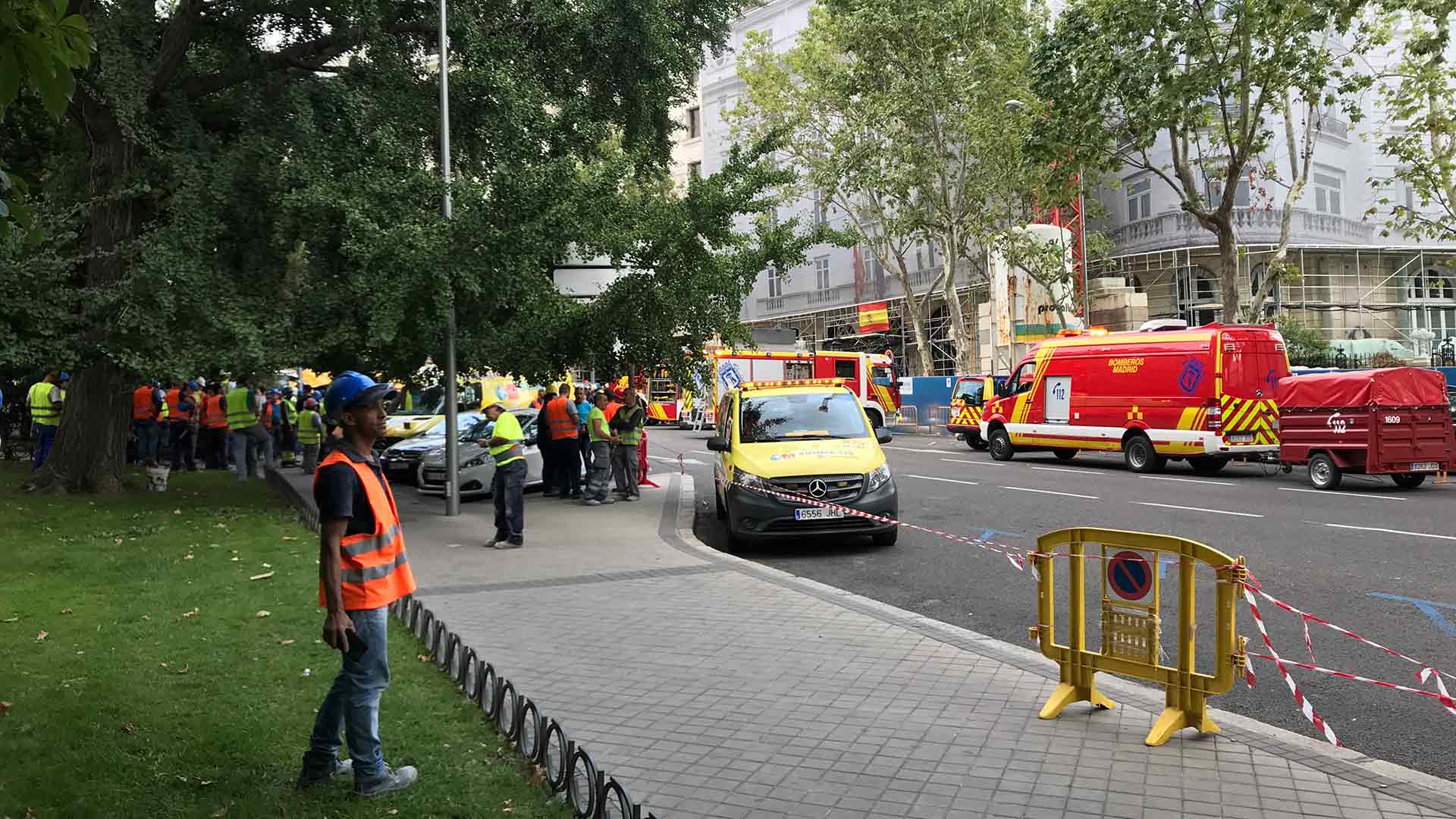Al menos un muerto en un derrumbe en las obras del hotel Ritz de Madrid