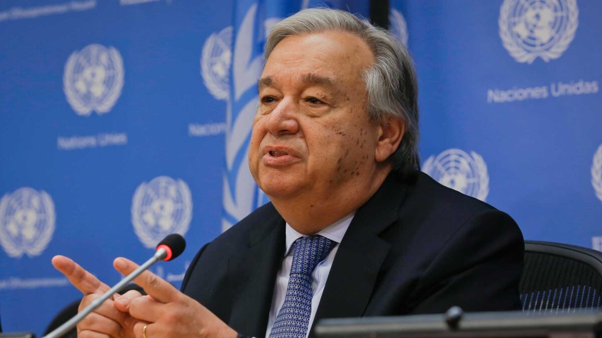 Guterres advierte de que al mundo le quedan dos años para actuar contra el cambio climático