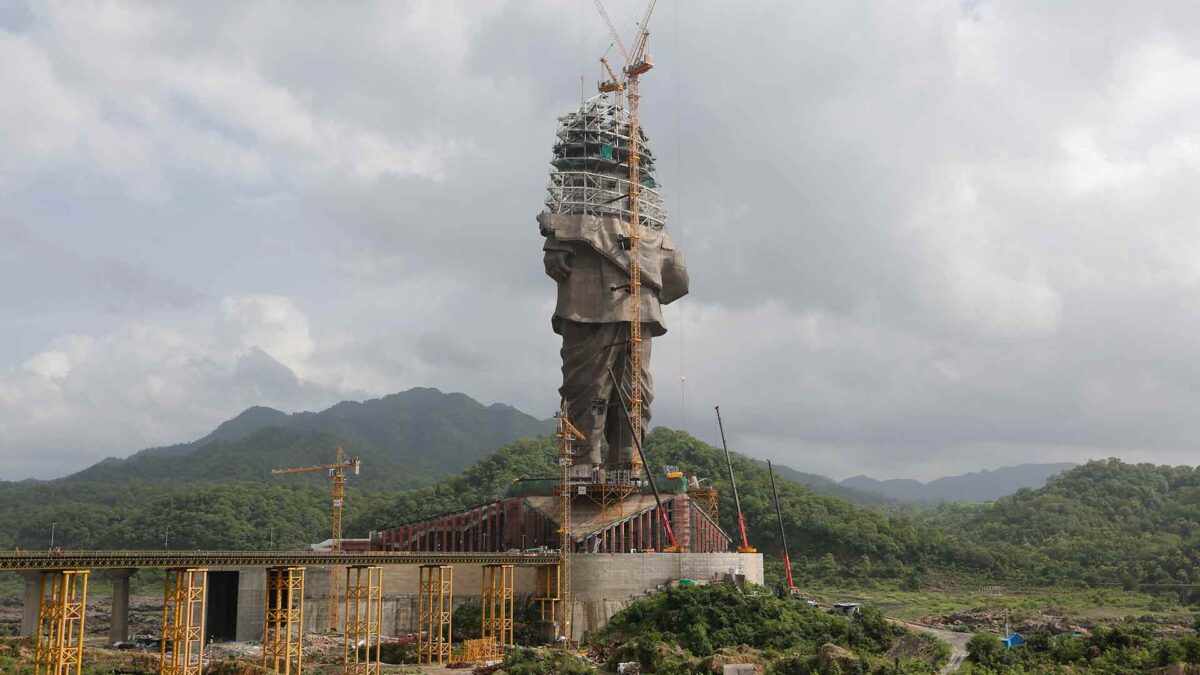 India inaugurará las dos estatuas más altas del mundo