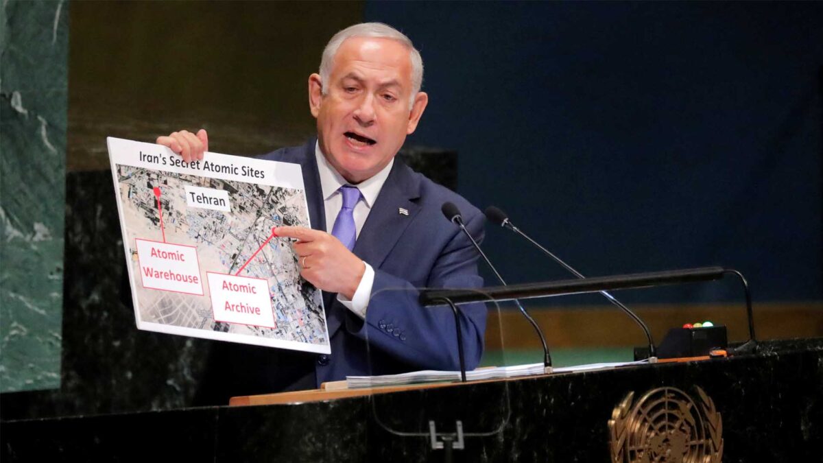 Irán critica el «show» de Netanyahu en la ONU sobre un «almacén atómico secreto»