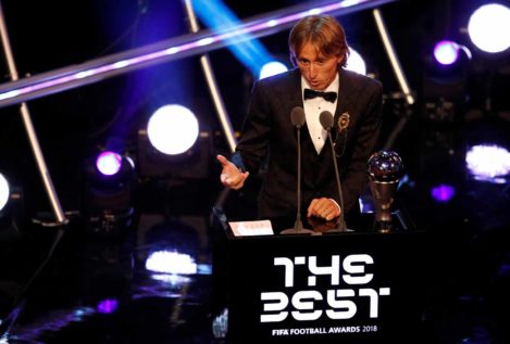 Luka Modric, mejor jugador del año en los premios The Best