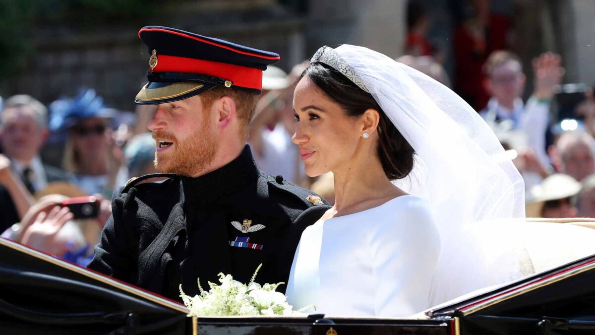 Meghan Markle revela cuál fue el detalle azul que llevó en su boda con el príncipe Harry