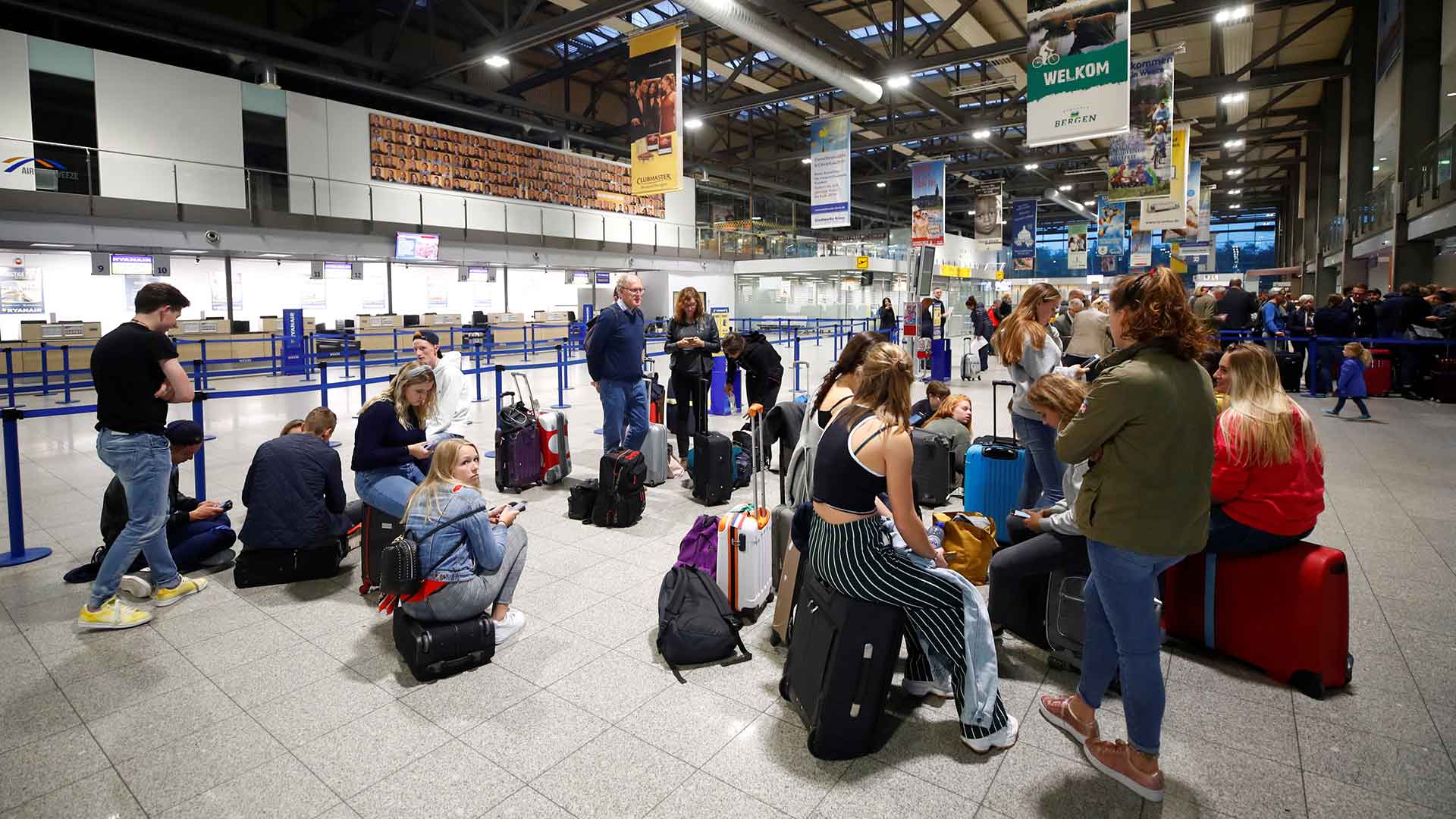 Ryanair cancela 86 vuelos en España por la huelga de tripulantes de cabina