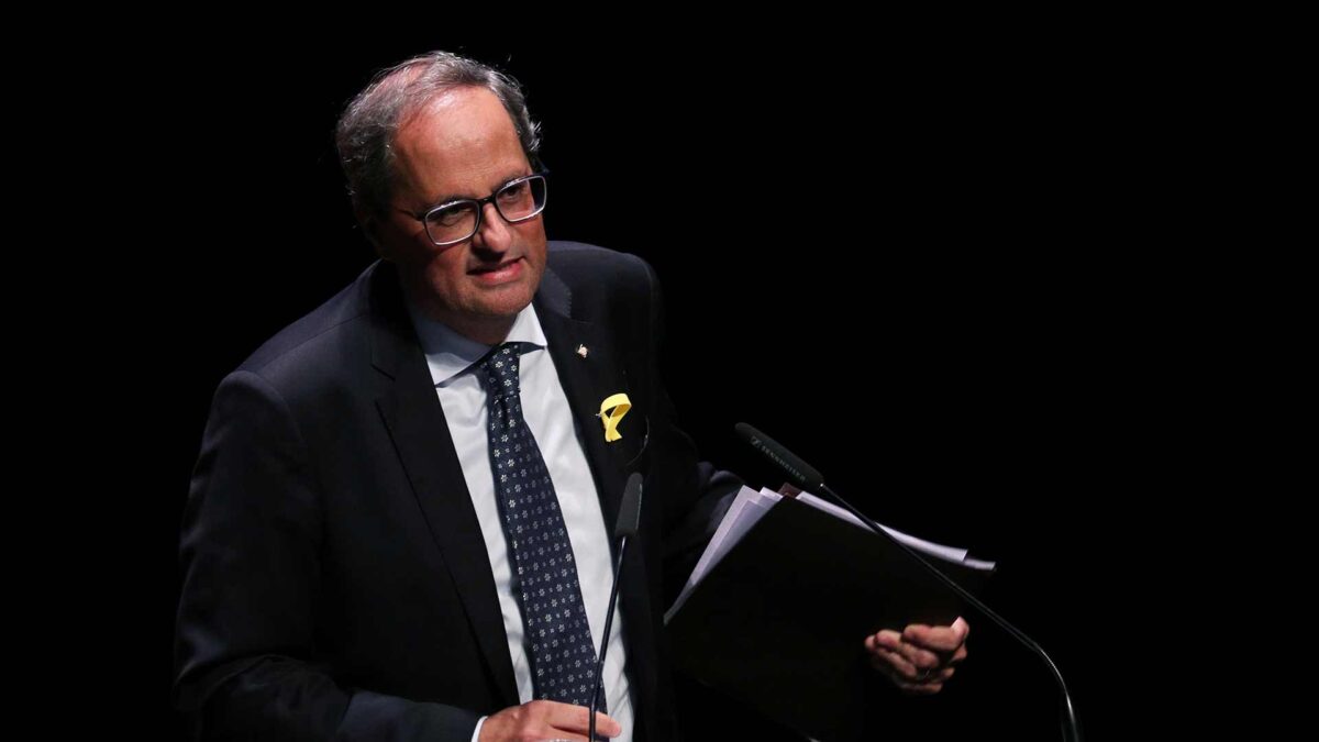 Torra pide a Sánchez que permita celebrar en Cataluña un referéndum como el de Quebec