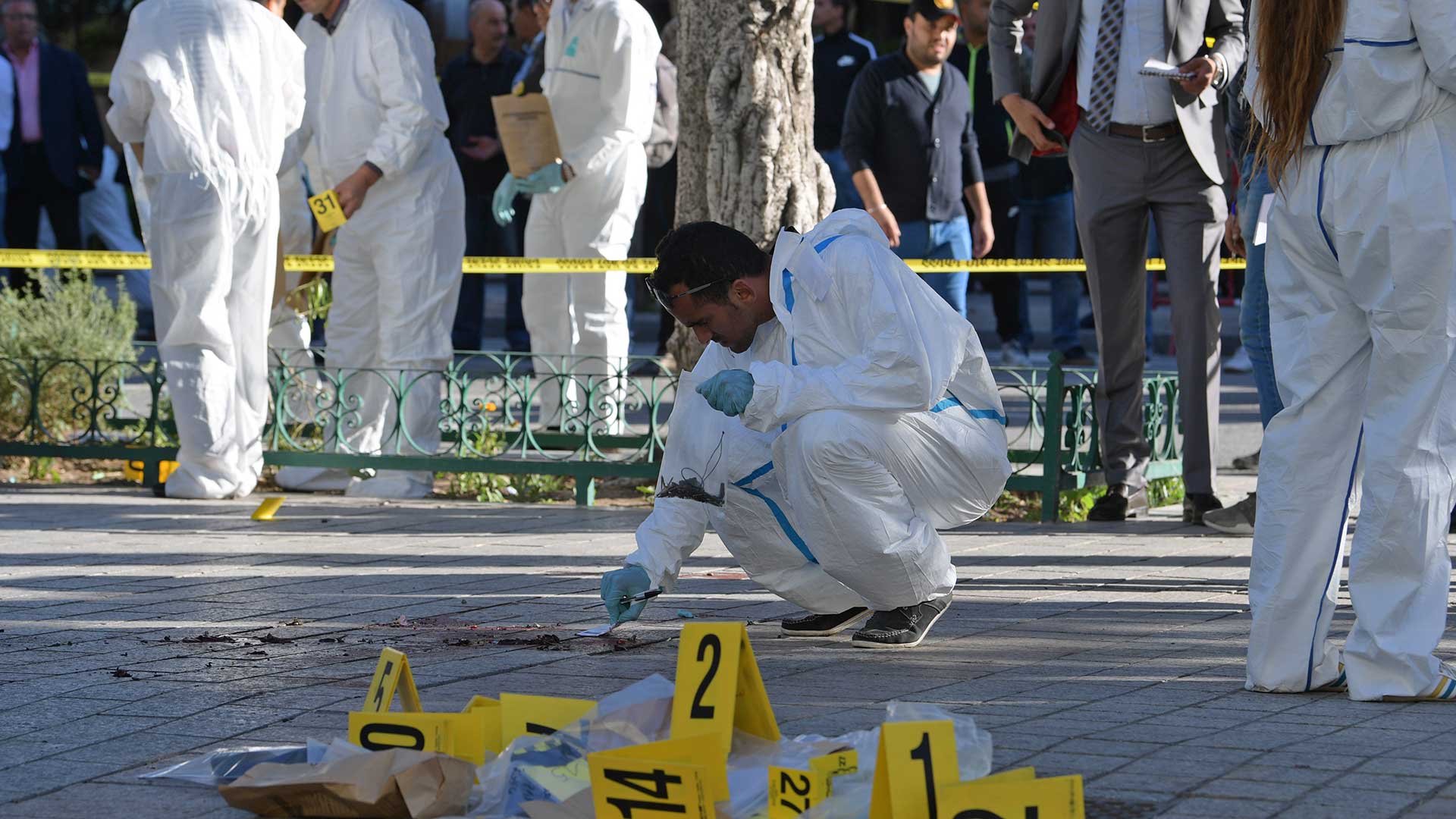 Al menos nueve heridos en un atentado suicida en el centro de Túnez