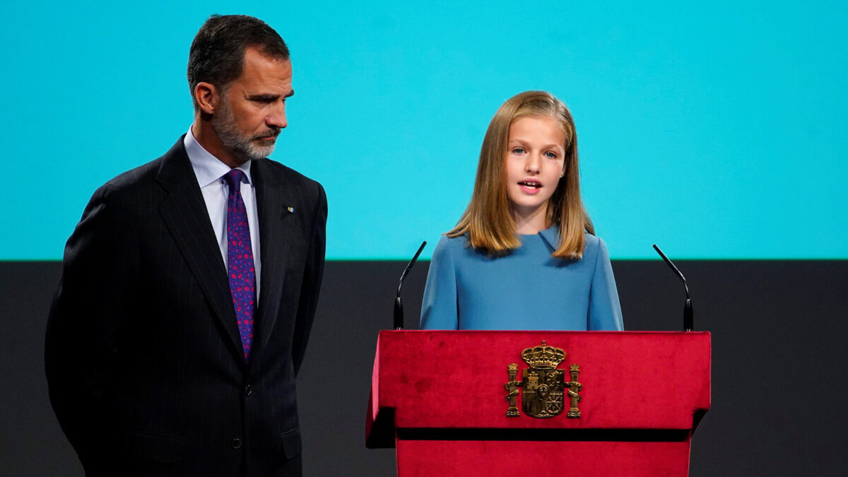 Leonor celebra su 13 cumpleaños con su primera intervención en un acto por el 40º aniversario de la Constitución