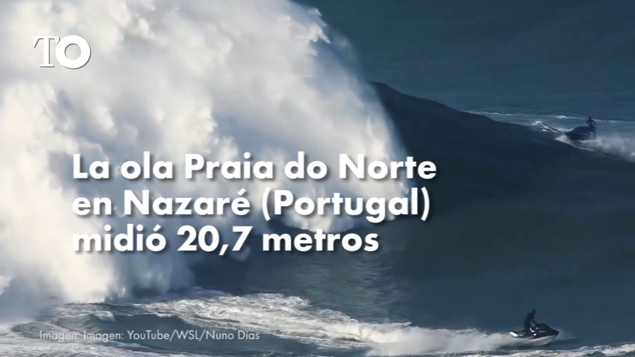 La surfista brasileña Maya Gabeira, nuevo récord Guinness