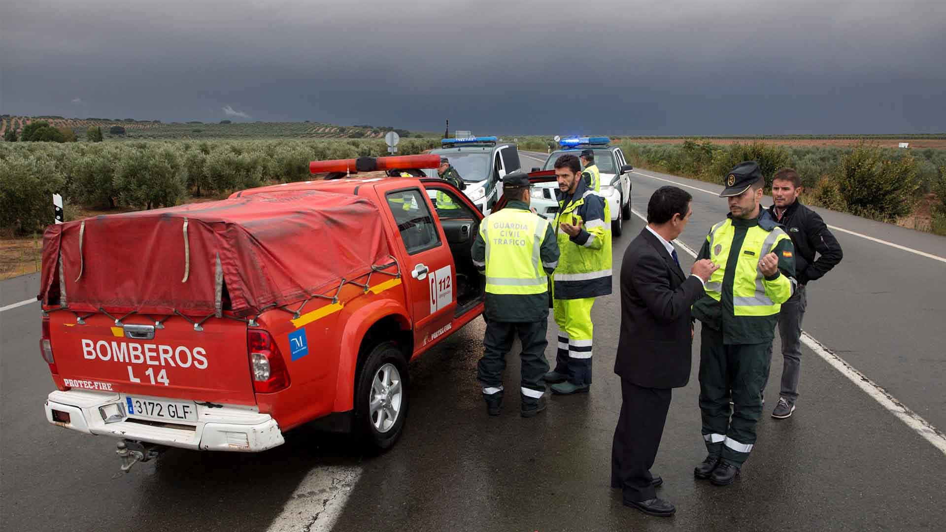 Muere un bombero en Málaga durante el intenso temporal de lluvia
