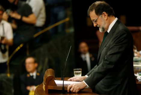 Rajoy acusa a la "extrema izquierda" y los "independentistas" de hundir su Gobierno