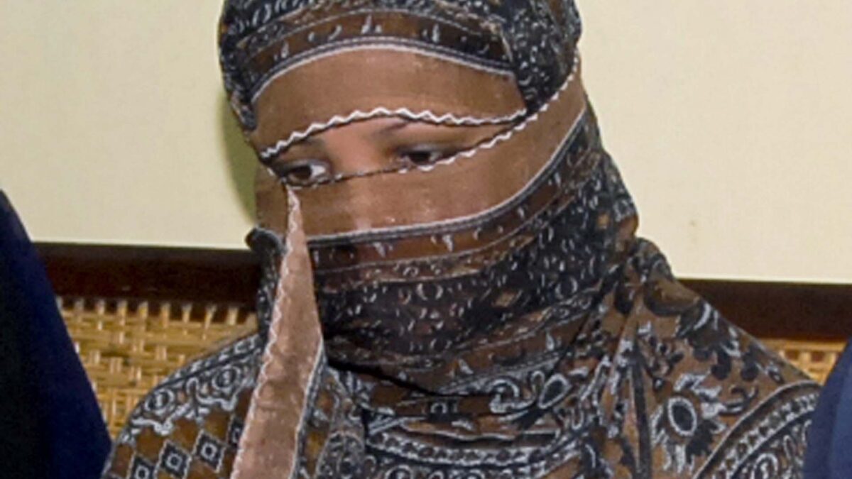 Asia Bibi, liberada de la cárcel donde estaba retenida en Pakistán