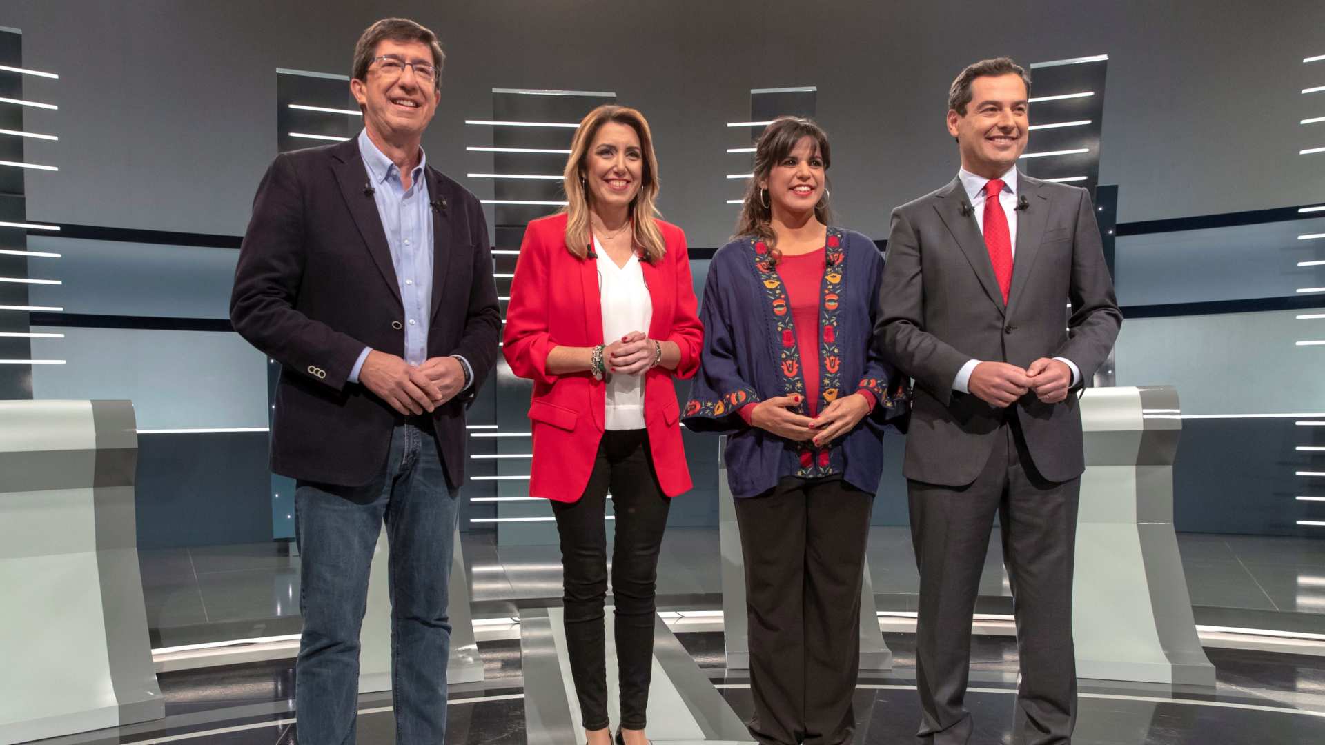 Los posibles pactos con Vox y la corrupción marcan el segundo debate de la campaña andaluza
