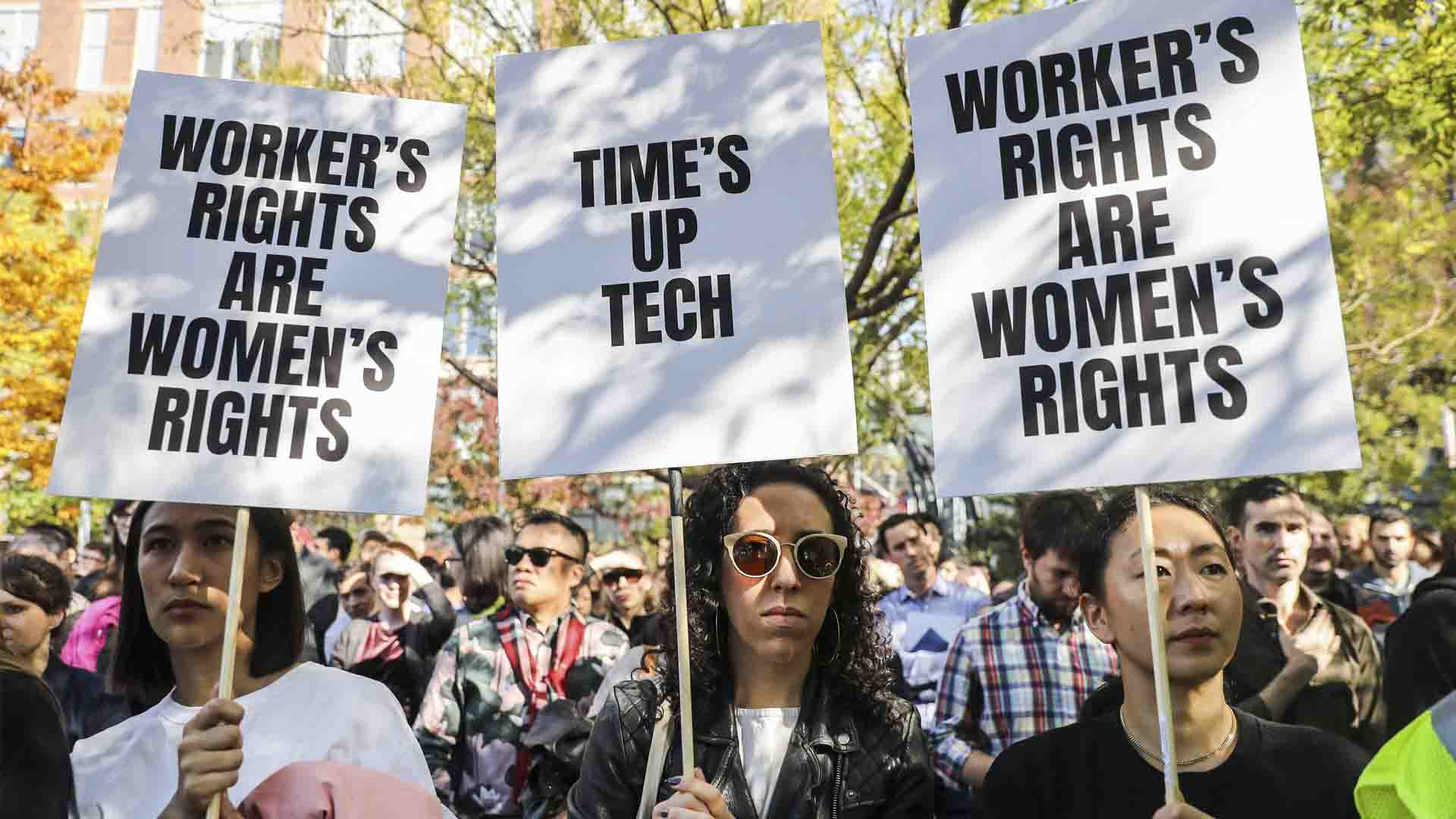 Los trabajadores de Google protestan por la gestión de los casos de acoso sexual