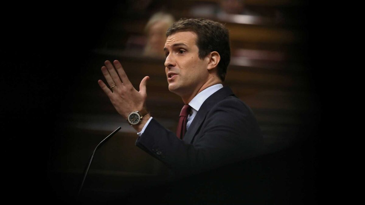 Casado asegura que Torra «quiere un derramamiento de sangre» y pide «orden» a Sánchez