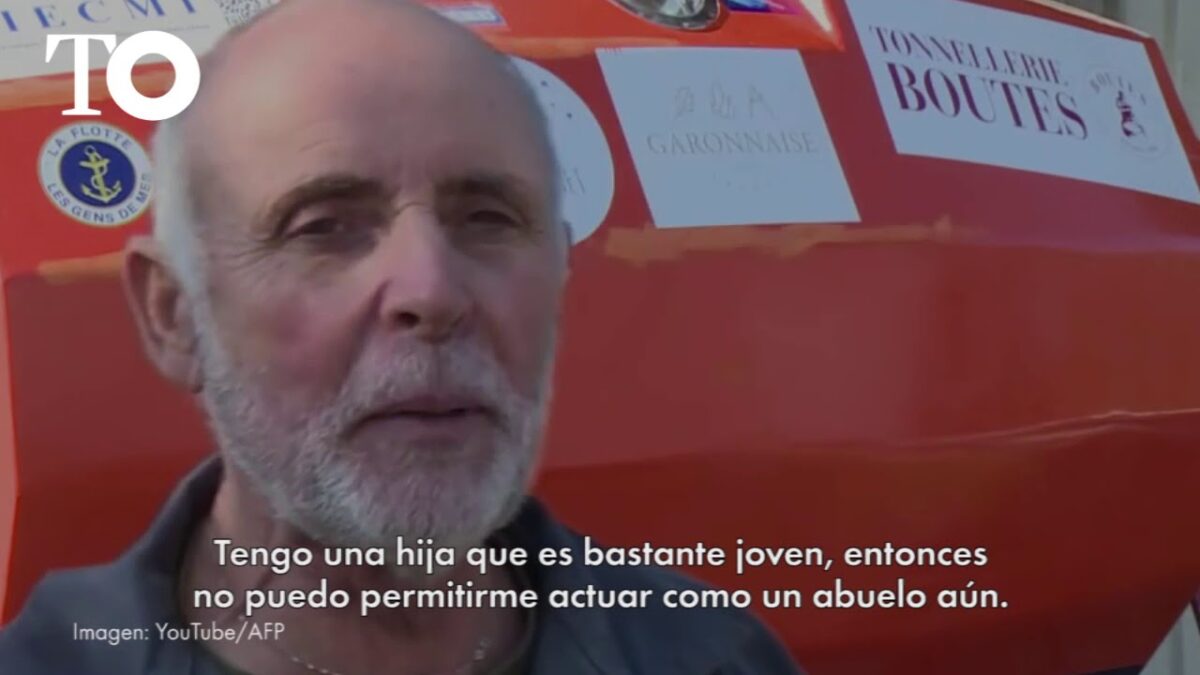 El reto de un francés de 71 años: cruzar el Atlántico en un barril impulsado por las corrientes del mar