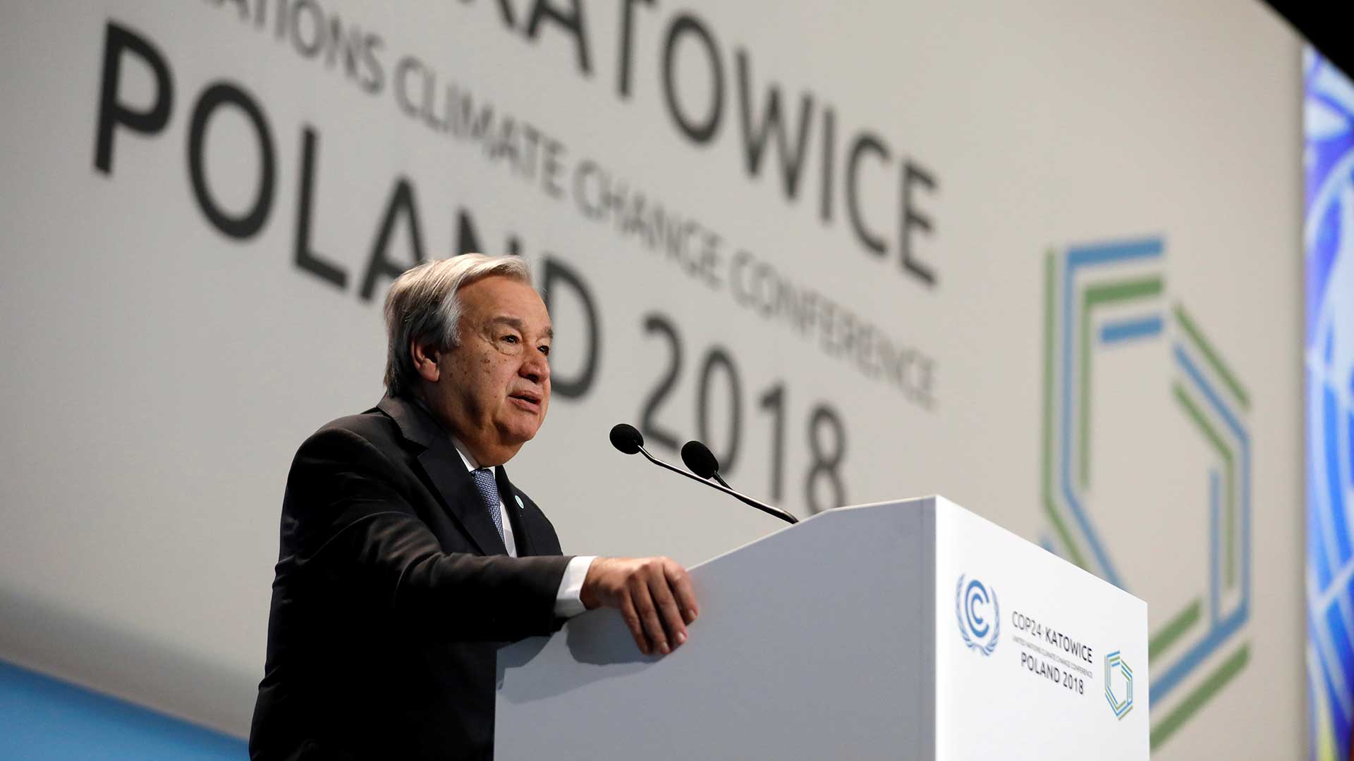 Guterres advierte de que la COP24 podría fracasar al no resolver las cuestiones clave