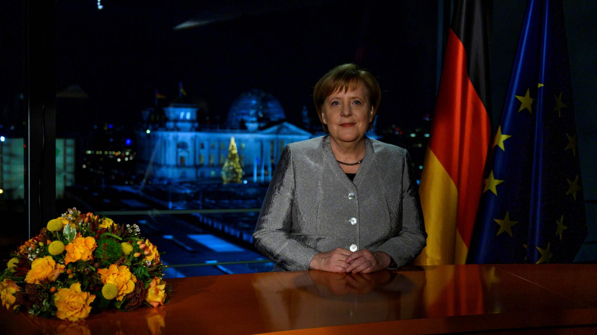 Merkel defiende una Alemania con "más responsabilidades" en el mundo en 2019