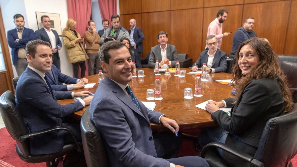 PP y Cs alcanzan un acuerdo en materia económica y fiscal para Andalucía