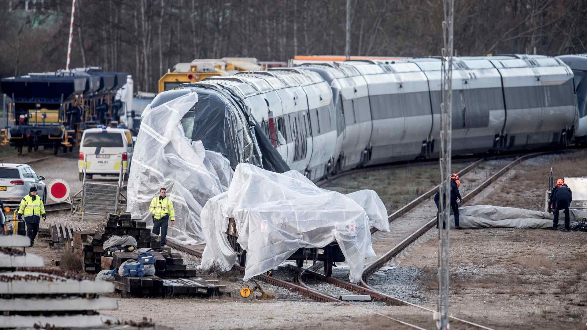 Aumentan a ocho los fallecidos en el accidente de tren en Dinamarca