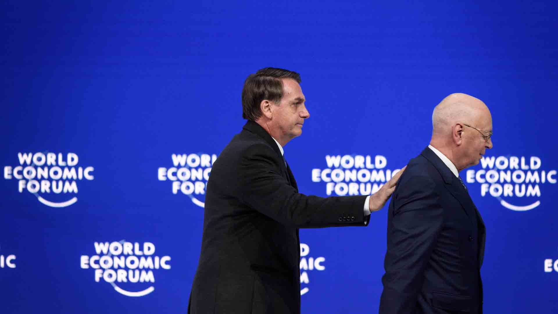 Bolsonaro defiende en Davos su receta liberal para Brasil