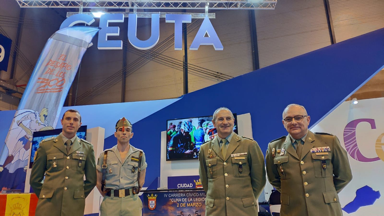 Ceuta regresa a Fitur con La Legión y los Regulares
